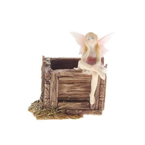 Planter w Fairy 9cm 24cmH