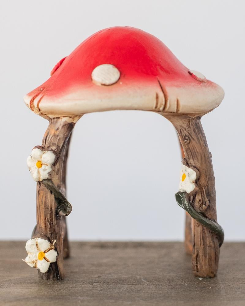 FAIRY GARDEN MUSHROOM SHELTER RED 5.5CM