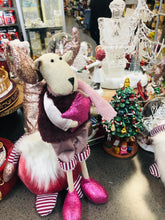 Load image into Gallery viewer, 30cmH pink Christmas reindeer
