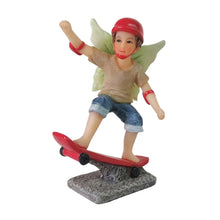 Load image into Gallery viewer, Fairy Noah Riding Skateboard
