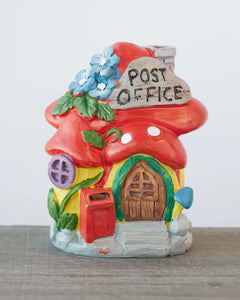 FAIRY Mushroom VILLAGE POST OFFICE 10CM