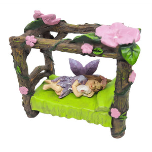 Fairy Bed w/Flower Canopy