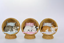 Load image into Gallery viewer, 9CM CUTE SLEEPING CAT IN BASKET CHAIR
