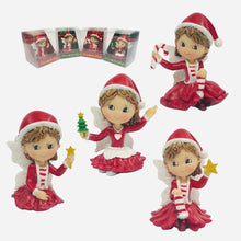 Load image into Gallery viewer, Christmas Fairy Sitting – 4 Assorted
