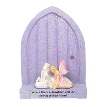 Load image into Gallery viewer, Fairy Door with Fairy &amp; Unicorn
