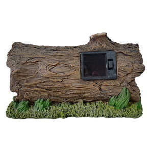 Solar Log Fairy House